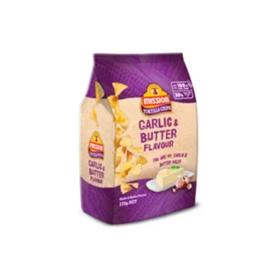 Mission Tortilla Chips Garlic & Butter 170g