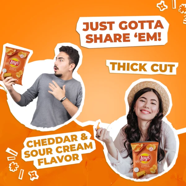 my-11134207-7r98r-m0ch2j37nvb826.webp Lay's Cheddar Sour Cream 170g
