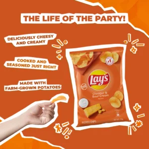 Lay's Cheddar Sour Cream 170g