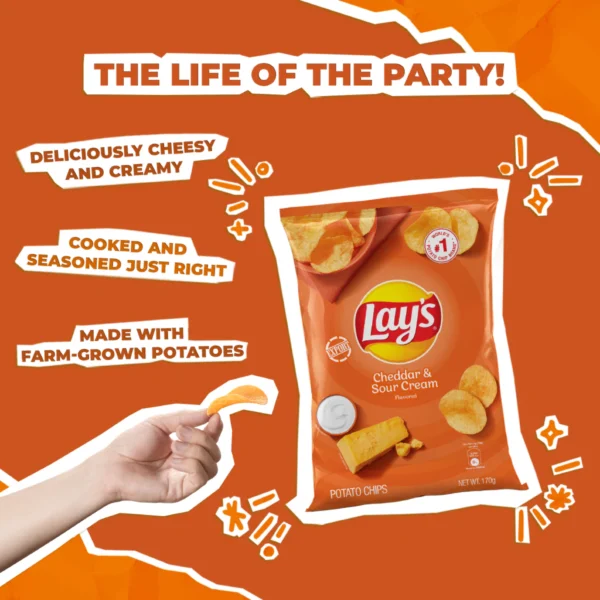 my-11134207-7r98t-m0ch2iawta9w50.webp Lay's Cheddar Sour Cream 170g