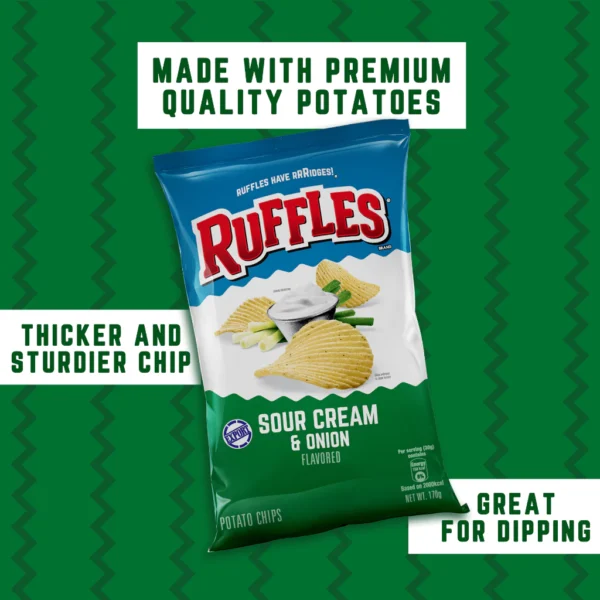 Ruffles Sour Cream & Onion 170g