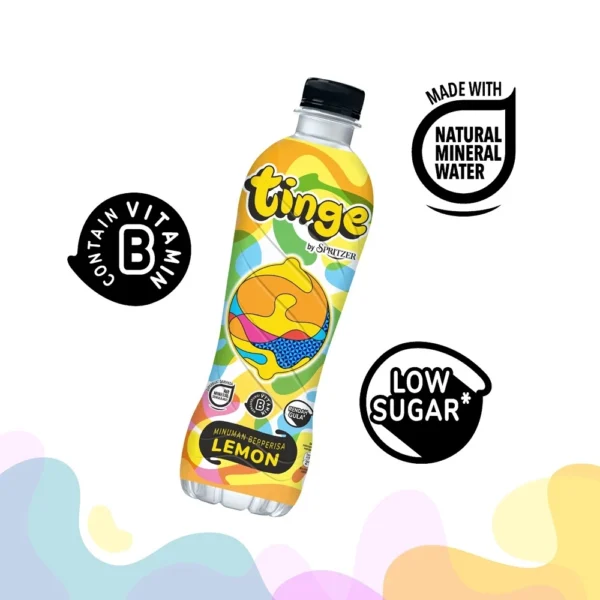 Spritzer Tinge Flavoured Drink Lemon (450ML X 24)