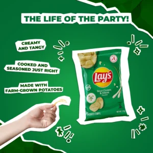 Lay's Sour Cream & Onion 170g