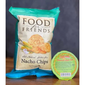 Nacho Chips with Guacamole Dip
