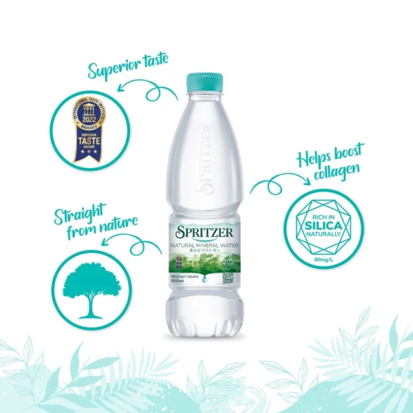 Spritzer Natural Mineral Water - 15 Shrink Wrap Bundle (250ML X 24)